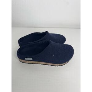 Stegmann Womens Navy Blue Essenz Wool Clogs Size 6.5